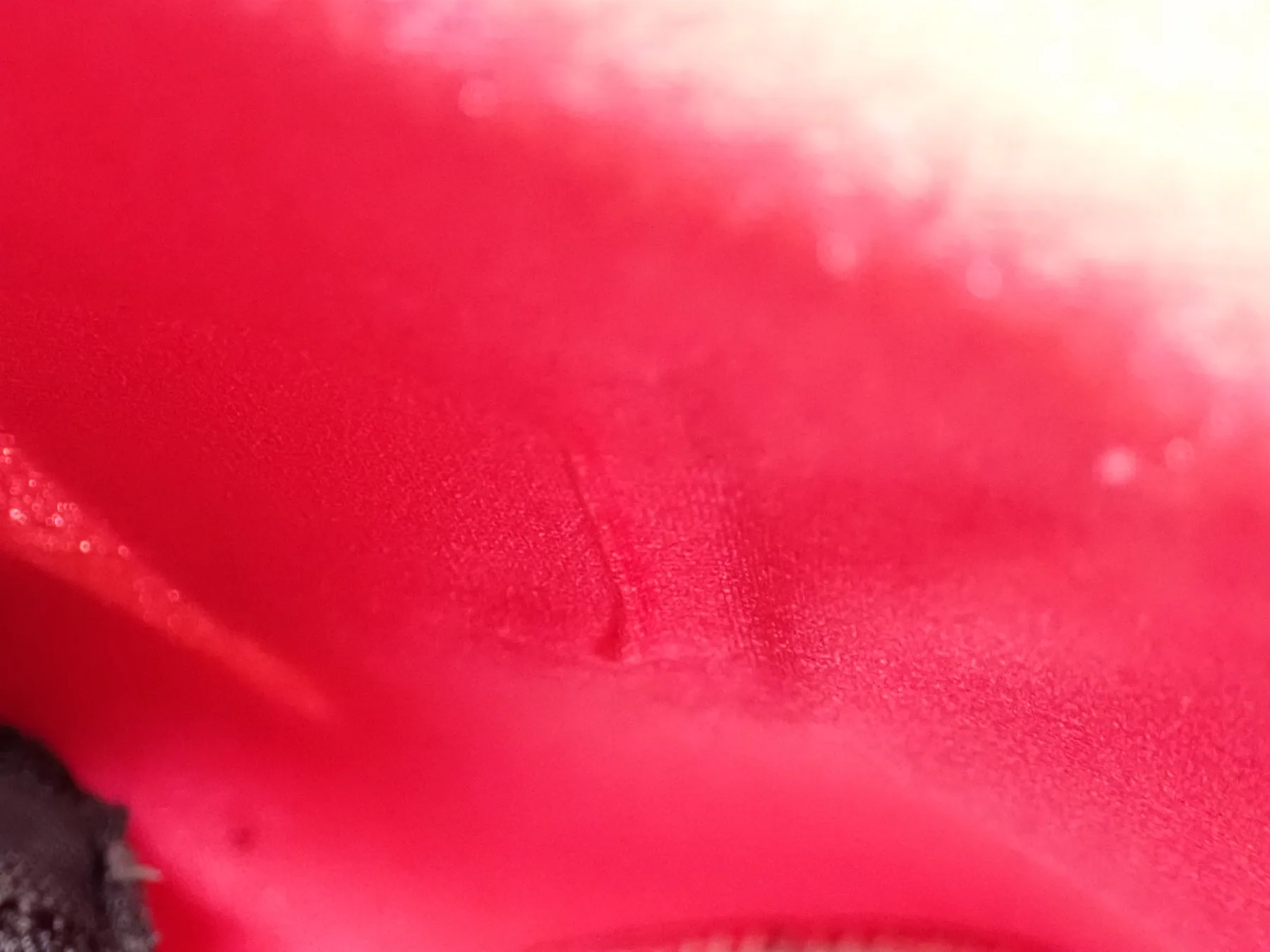 Sample lining detail